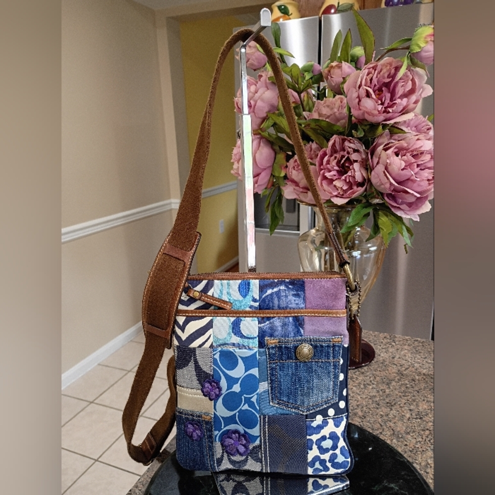 Coach Patchwork Crossbody - image 1